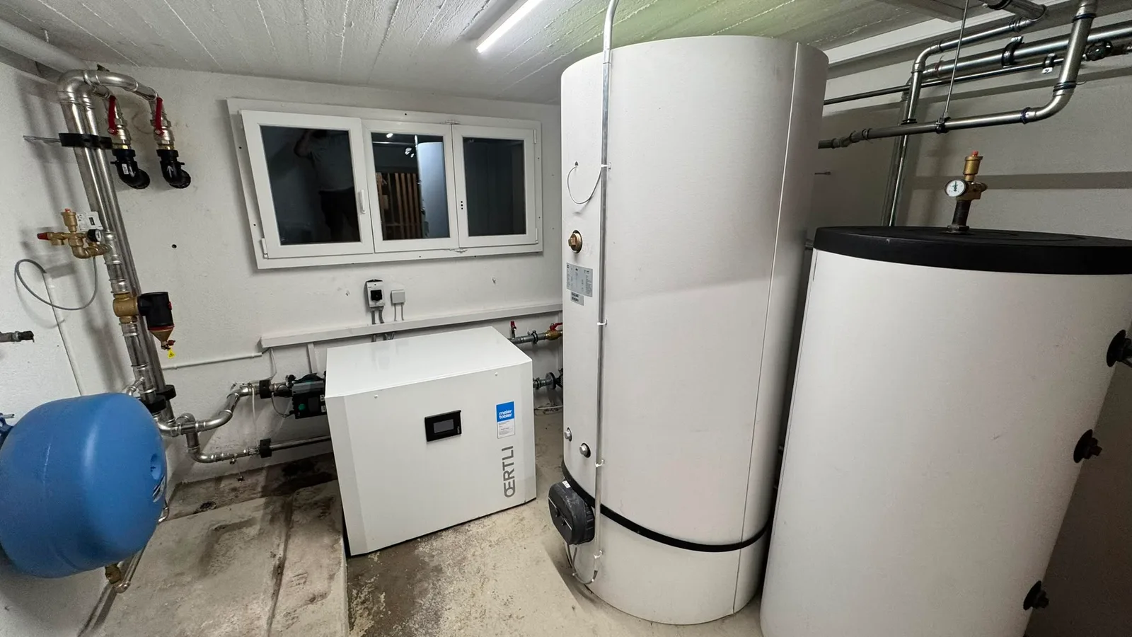 Neue Heizzentrale, Heizung und Sanitär, Hinwil